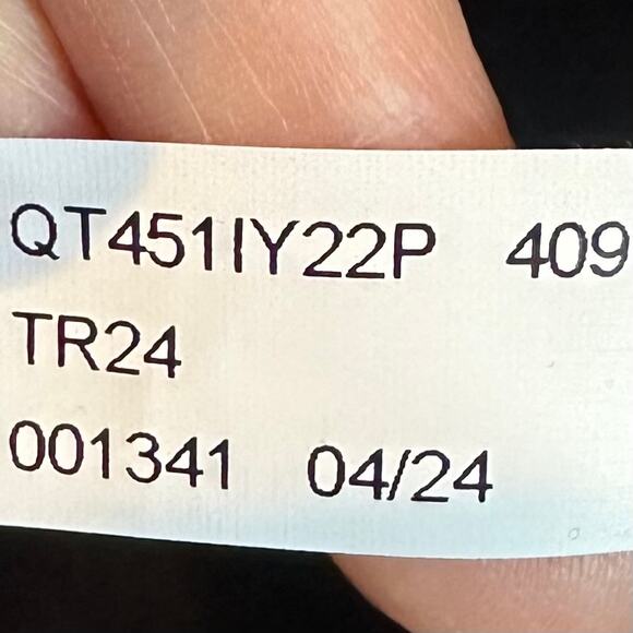 NWT, Michael Kors Women’s Size Large & XL Navy Tee w/Double Ruffle Sleeves, K627 - Picture 17 of 17